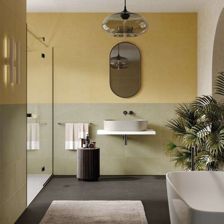 AGIO - 12X24 KNIT, SENAPE, MATTE